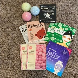 Face masks + Bathbombs